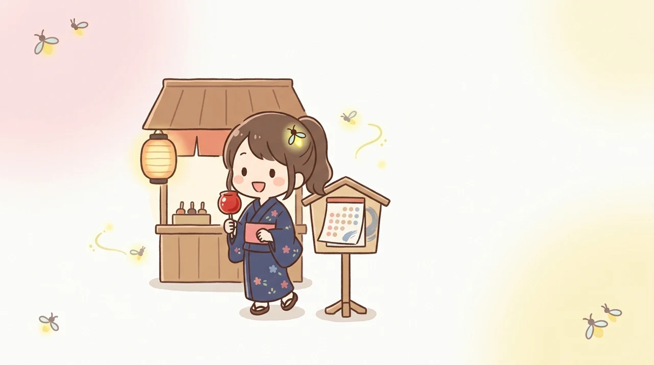 母川ほたるまつり2026の屋台と開催日程